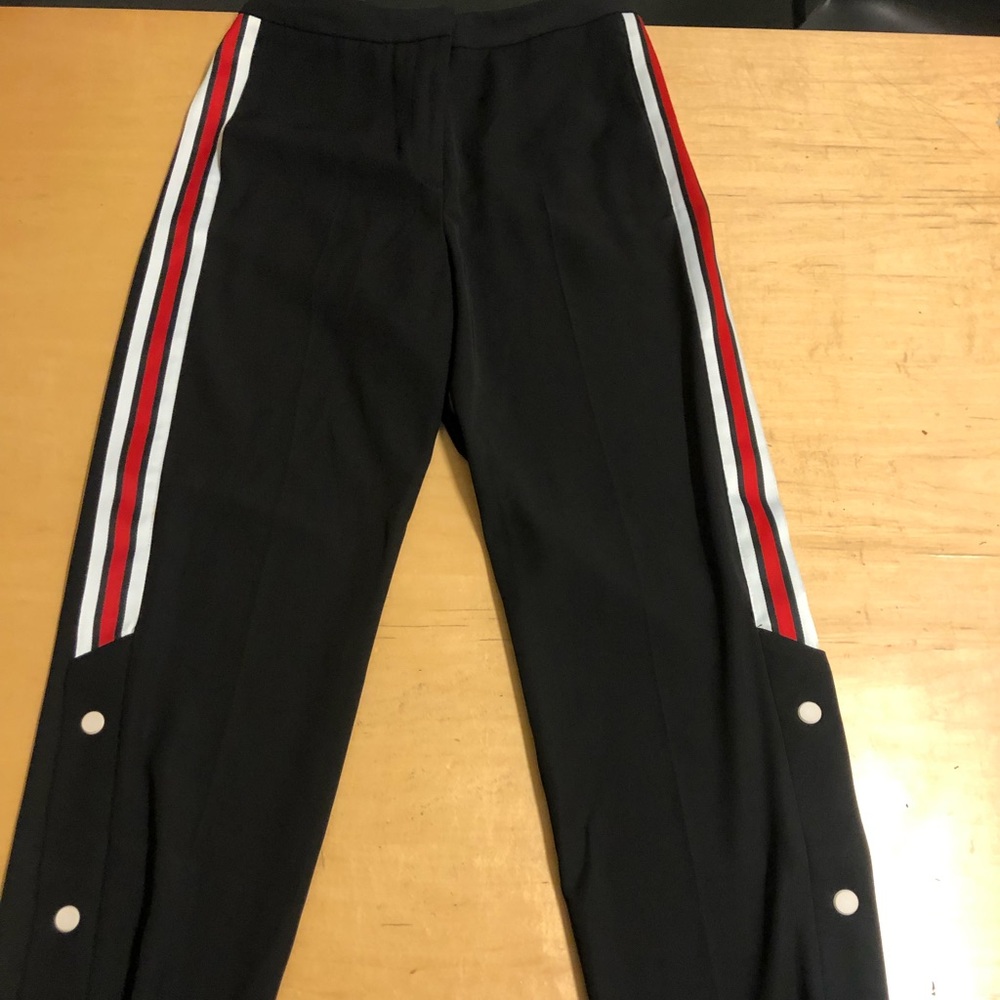 Top shop button pants.